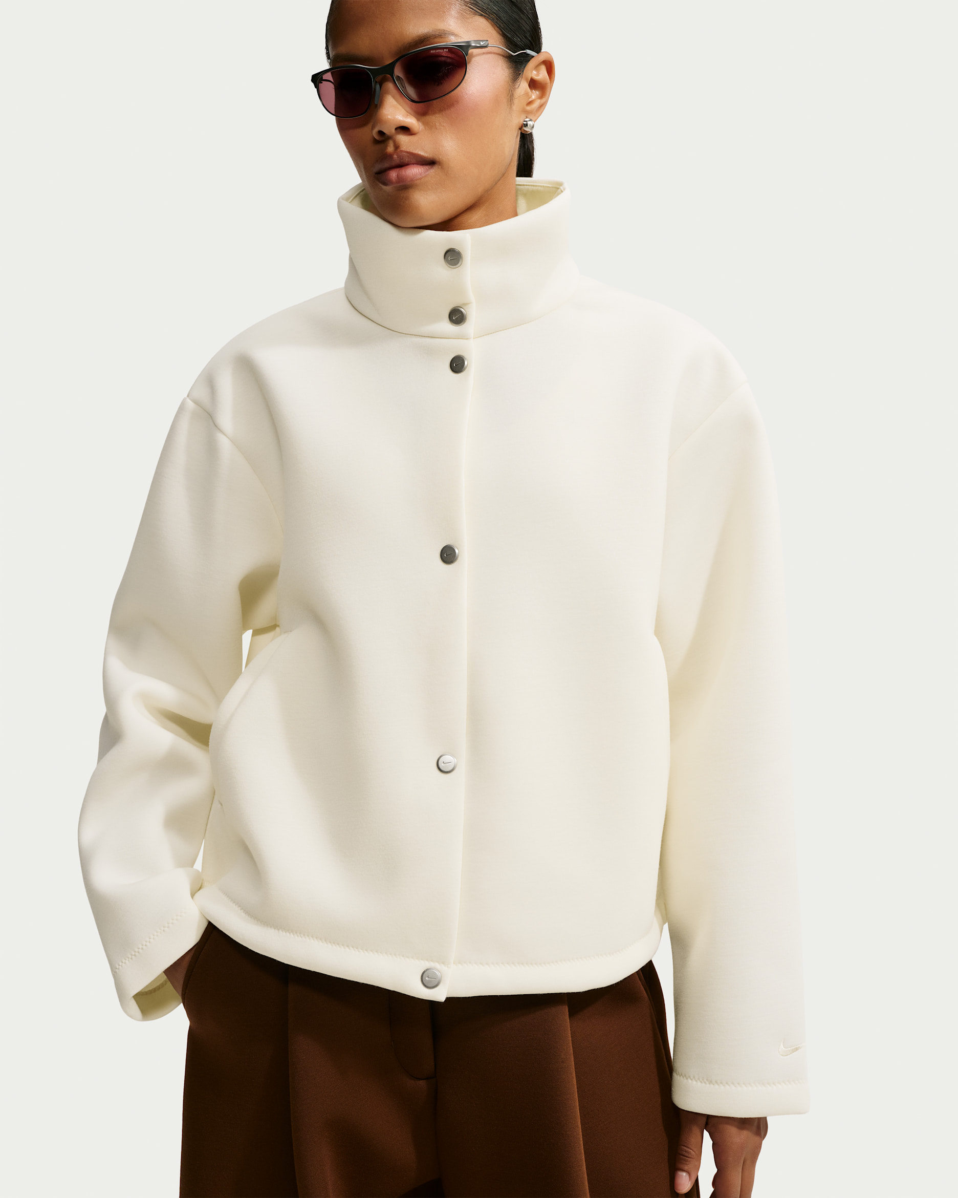 Nike Article Fleece Women's Oversized Jacket. Nike.com